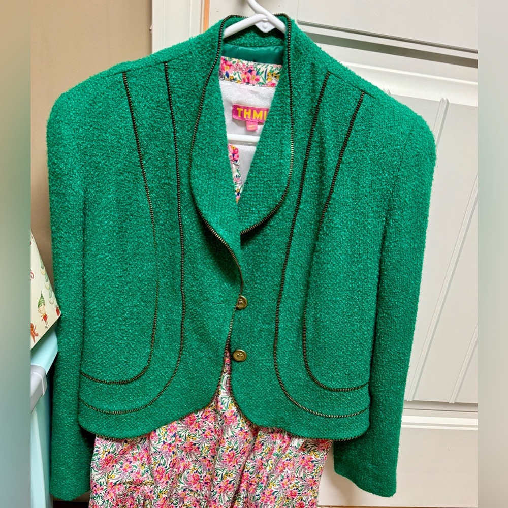 Vintage green jacket for sale.